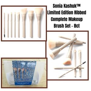 Sonia Kashuk™ Limited Edition Ribbed
Complete Makeup Brush Set - 8ct